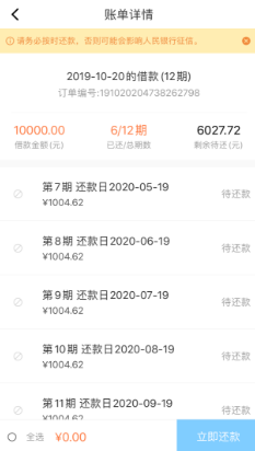 来分期借款存在阴阳合同不敢提供合同